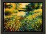 Cardea by Nick Andrew, acrylic on canvas, sold Nov 2019