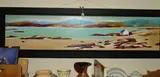 TRANQUIL COAST I' a coastal landscape by Will Kemp, acrylic on canvas, offered Nov 2019