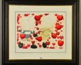 Dancing in love by Mackenzie Thorpe, print, sold Nov 2019