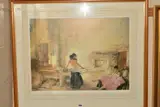 In a burgundian granary by William Russell Flint, print, sold Nov 2019