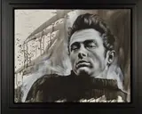 James dean - discovery by Jen Allen, acrylic on canvas, sold Nov 2019