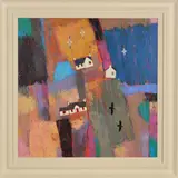 High flying birds by David Body, acrylic on canvas, offered Nov 2019