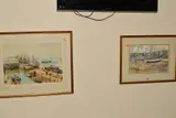 Sheerness docks by Bert Wright, watercolour on paper, sold Nov 2019