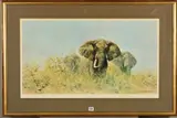 Three happy jumbos by David Shepherd, print, sold Nov 2019