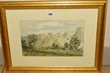 Warwick castle by Helen R. Lock, print (other), sold Nov 2019