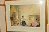 In a burgundian granary by William Russell Flint, print, sold Nov 2019