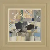 Shining heart by Emma S Davis, mixed media, sold Oct 2019