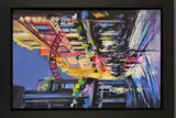 Carnaby street, london by Csilla Orban, acrylic on canvas, sold Oct 2019