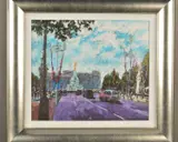 CELEBRATING ON THE MALL' a limited edition London Cityscape print 40/195 by Timmy Mallett, print, sold Oct 2019