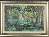 BLUEBELL SHADOWS' an artist proof print of a bluebell wood 15/20 by Timmy Mallett, print, sold Oct 2019