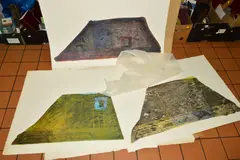 'Headingly Series', five versions of the same basic shape, un- by John G. Walker, print (other), sold Oct 2019