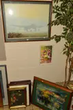 to include 'Off Duty Lancaster At Rest' by Gerald Coulson, mounted, framed by Pictures And Prints, 1960, print on board, offered Aug 2019