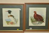 The first is of a Grouse by Terence Storey, watercolor, offered Aug 2019