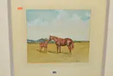 The passing years by Denis Aldridge, 1963, watercolour on paper, sold Aug 2019