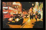 Shaftesbury avenue shadows by Brian Shepherd, acrylic on canvas, sold Jul 2019