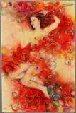 Sakura by Kerry Darlington, mixed media, sold Jul 2019