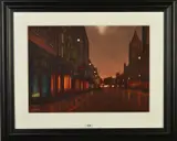 The town hall, chester by Janet Kenyon, watercolour on paper, sold Jul 2019