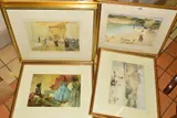 eight open edition prints of various subjects from one of the by William Russell Flint, watercolour, sold Jul 2019