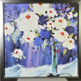 STYLISED FLOWERS, limited edition print 88/195 by Danielle O'Connor Akiyama, print, sold Jul 2019