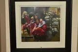 The painter with karen in the studio by Robert Lenkiewicz, print (other), sold Jul 2019