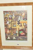 Quiet please by Linda Jane Smith, print, sold Jul 2019
