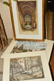 Woodland path by Patricia Langmead, etching, sold Jul 2019