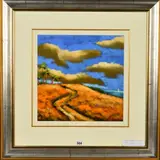 Dreamscape iv by Sergey Cherep, oil on paper, sold Jun 2019