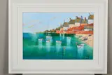 Harlequin hill by Steve Bowden, oil on board, sold Jun 2019
