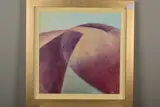 ROLLING HILLS V' an abstract landscape by Steve Carr, oil on canvas, sold Jun 2019