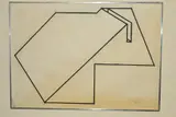 Drawing #68 by Nigel Hall, charcoal on paper, sold Jun 2019