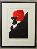 'Up A Hill', a limited edition print 628/850, signed, titled and by Mackenzie Thorpe, print, sold Jun 2019