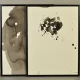 Untitled by William Johnstone, ink, sold Jun 2019