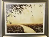 'Riverbank Stroll', a limited edition print 23/75 , view by John Waterhouse, print, sold Jun 2019