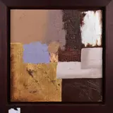 Incandescence iv by Linda Charles, mixed media on board, sold Jun 2019