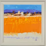 Campo de mallorca by Ian Scott Elliot, oil on canvas, sold Jun 2019