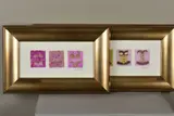 WHAT A GIRL WANTS III' together with 'Lush Lingerie I by Nicky Belton, mixed media on paper, sold Jun 2019
