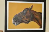 The godfather by Carol Gillan, acrylic on canvas, sold Jun 2019