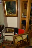 to include a still life oil on canvas in the manner of Oliver Clare, signed by Pictures And Prints Etc, oil on canvas, sold Jun 2019