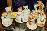 to include 'Mittens & Moppet', 'Jemima Puddleduck with Foxy by Six Royal Albert Beatrix Potter Figures, watercolor, sold Jun 2019