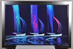 DMAC, 'Midnight Echoes III' stylised sailing boats, a limited edition print 145/195 by Duncan MacGregor, print, sold Jun 2019