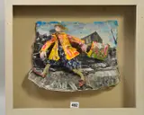 'Capel Mawr', Talysarn, a 3D mixed media artwork, signed by Luned Rhys Parri, 2011, mixed media, sold May 2019