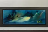 'When Morning Comes IV', an atmospheric landscape, signed by Julie Ann Scott, oil on canvas, sold May 2019