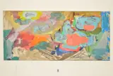 an abstract composition, signed and dated (19)80, with personal by Gary Wragg, acrylic on canvas, sold May 2019