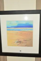 Distant mountains by Anthony Ratcliffe, pastel on paper, sold May 2019