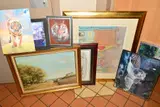 to include an oil on canvas by Alan Preece of heavy horses by working the land, by Pictures And Prints, oil on canvas, sold May 2019