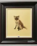 'Fox Cub', an aquatint etching, signed in pencil, framed by Kurt Meyer-Eberhardt, etching, sold May 2019