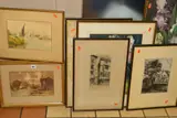 to include two still life water colours, signed M.Hanbury-Frere (born by Pictures And Prints Etc, watercolour, sold May 2019