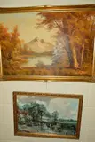 to include an autumnal landscape indistinctly signed (Rawson?), gilt by Pictures And Prints Etc, print, sold May 2019