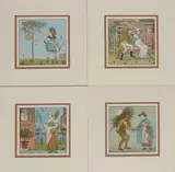 The Baby's Bouquet six lithographs on paper, mounted signed in the print 15cm by Walter Crane, print, offered Oct 2018