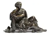 Leaning on an organ by Albert-Ernest Carrier-Belleuse, bronze, offered Oct 2018